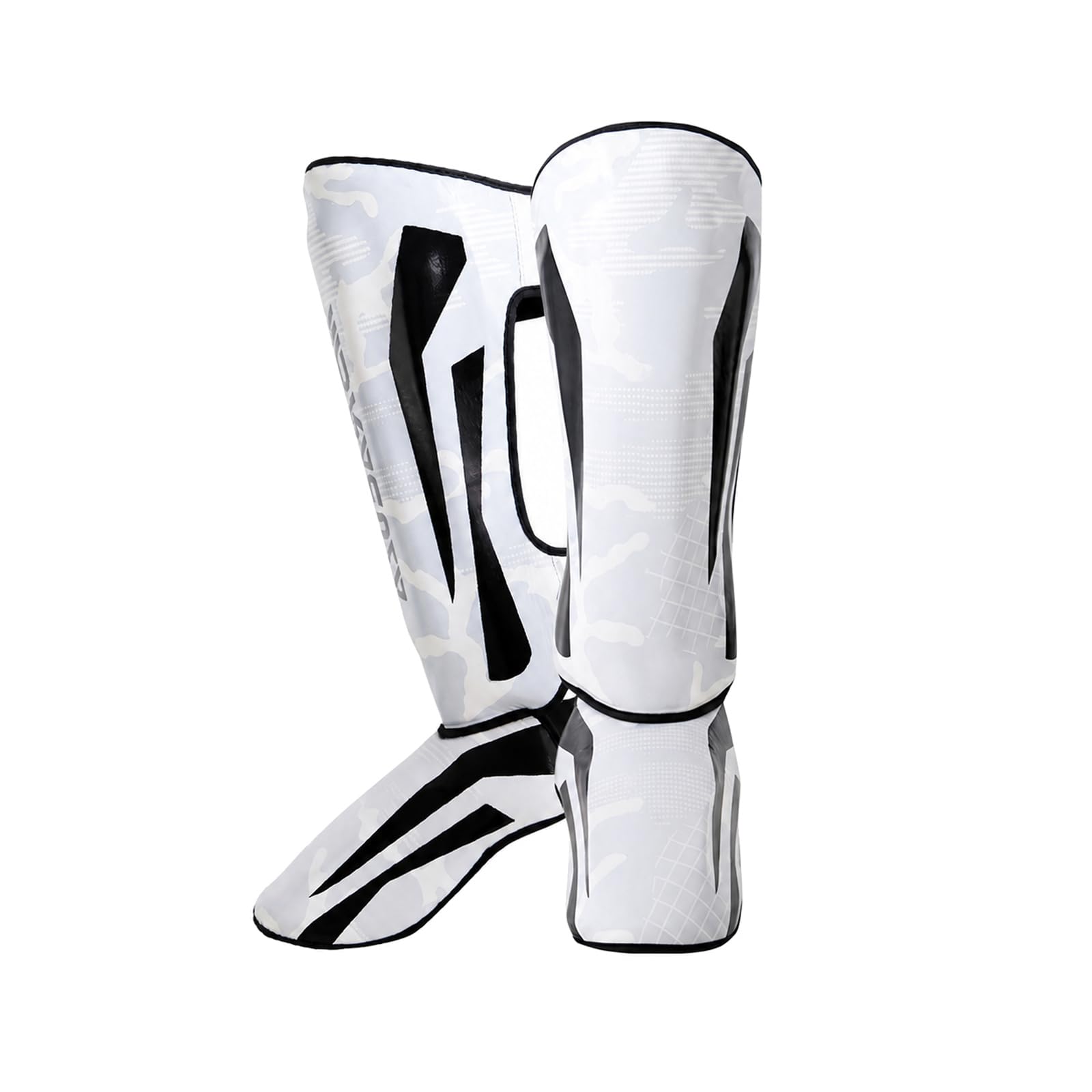 Piedi Protezione Shin Guard,Parastinchi Piedi Protezione Shin Guard,Parastinchi Karate,Regolabili,Comodo,Traspirante,per Boxe,Taekwondo,Sport da Combattimento,Karate e Allenamento