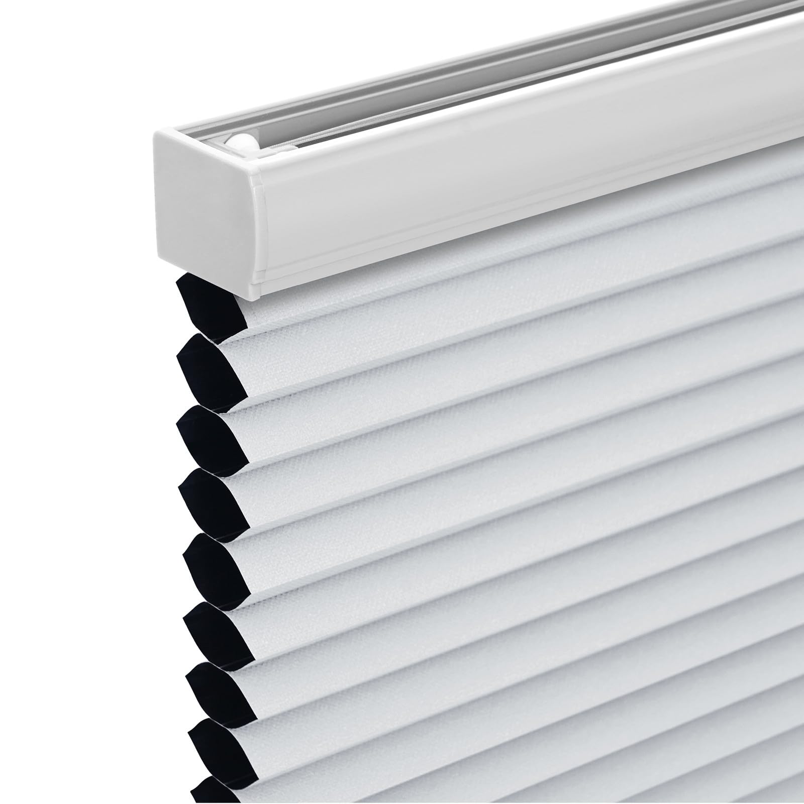 Changshade Cordless Cellular Shades, Blackout Honeycomb Shades for Windows, Pull Down Pleated Blinds, Easy to Install for Indoor Windows and French