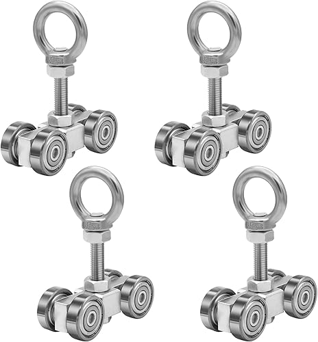 Asamblea silenciosa de la carretilla de los rodillos de la asamblea de la carretilla de 4 ruedas cuatro (4)