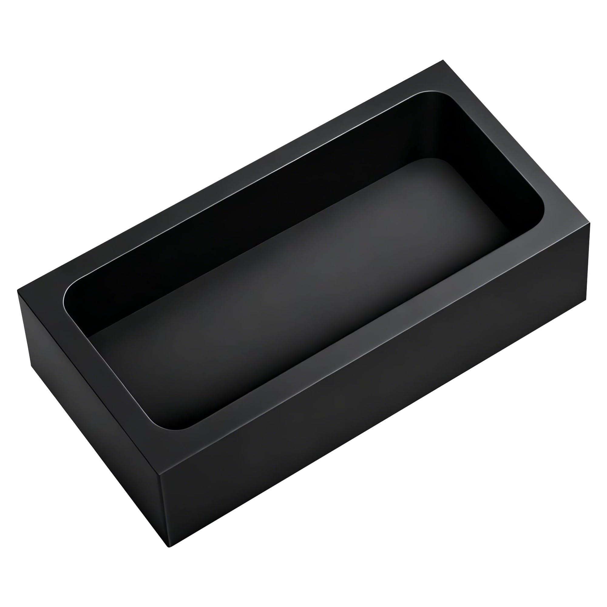 4 Pcs 1kg High-Purity Graphite Ingot Molds for Casting Gold Silver Aluminum Copper Brass, Heat Resistant Metal Melting Refining Tools