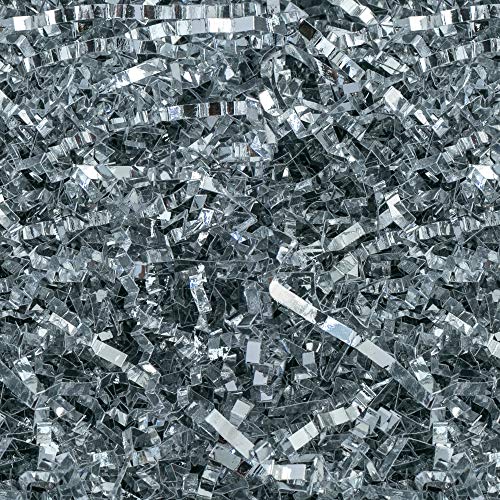 Papier froissé argent 113g de qualité supérieure pour coffret éclatant