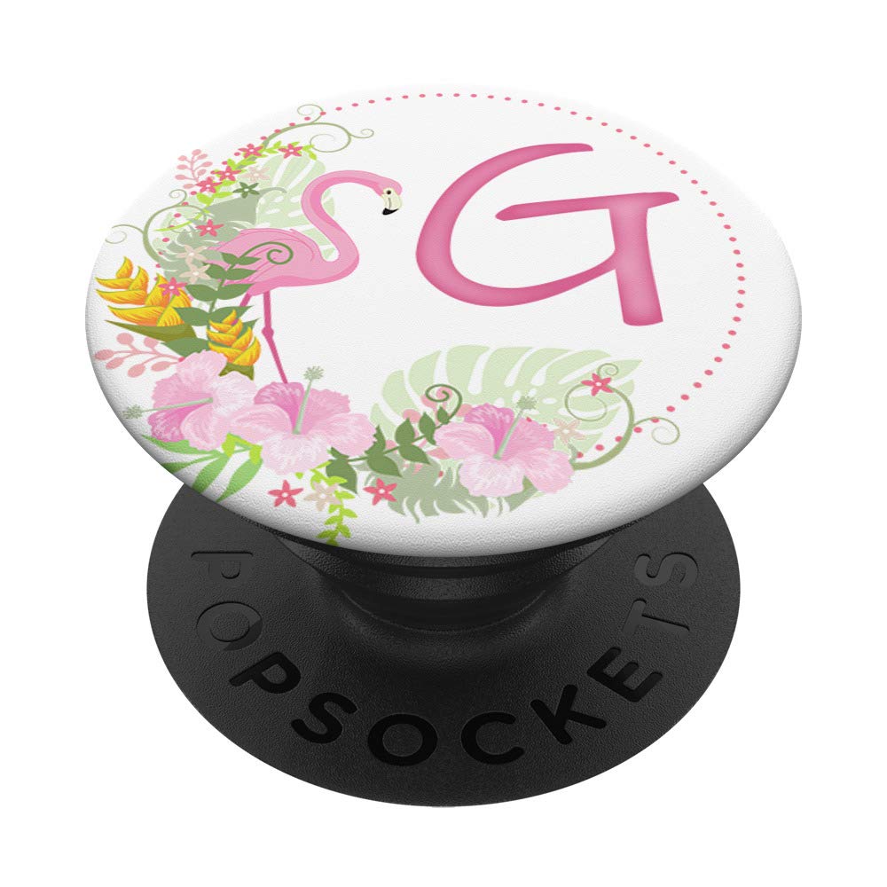 Amazon.com: Floral Flamingo Letter G Initial Monogram