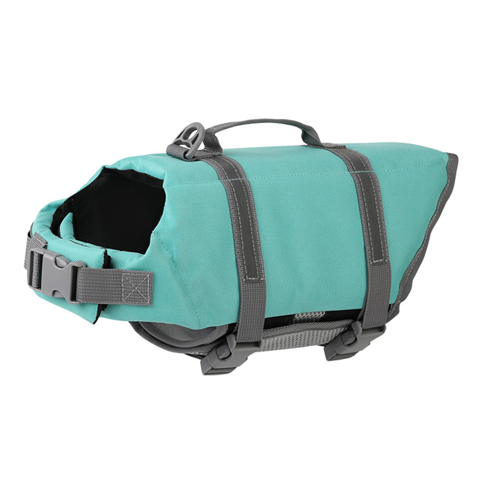 FANSU 2025 Dog Life Jacket Adjustable, Safety Floatation Vest Coat Pet Life Preserver with Handle for Swimming, Surfing, Boating for Small Dog Puppy Large Dog (XXS,Sage Green)