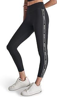 DKNY Womens Hw 7/8 Legging Logo Taping