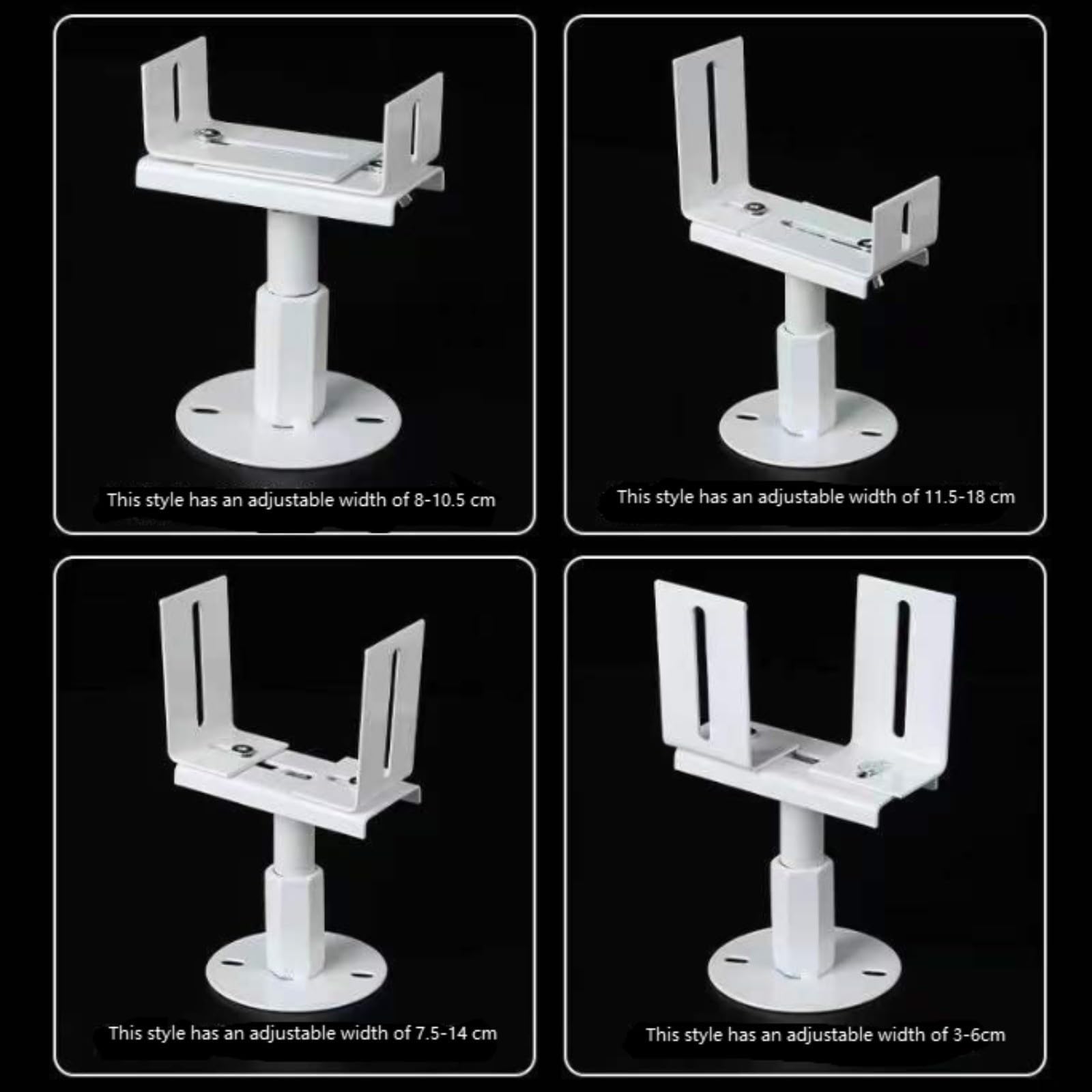ZYNCUE Lot de 2 pieds de radiateur réglables en aluminium pour la maison (réglable de 26 à 31 cm)