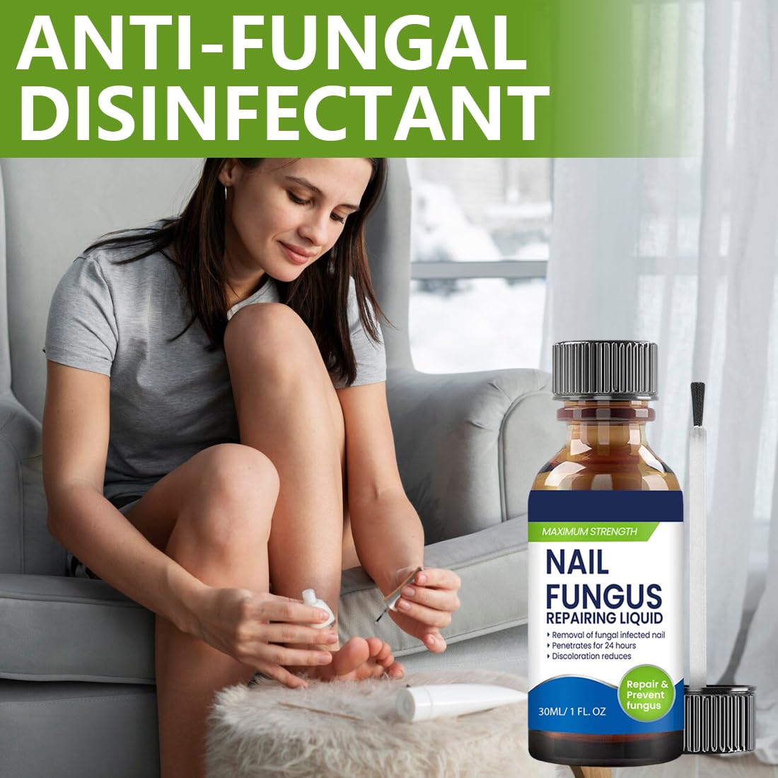 1 Pezzi Smalto Micosi Unghie Piedi con Formula Antimicotica Altamente Efficace, Previene la Recidiva di Funghi Unghie Piedi e Onicomicosi Unghie Piedi, Ideale per Micosi Unghie Piede Forte,B