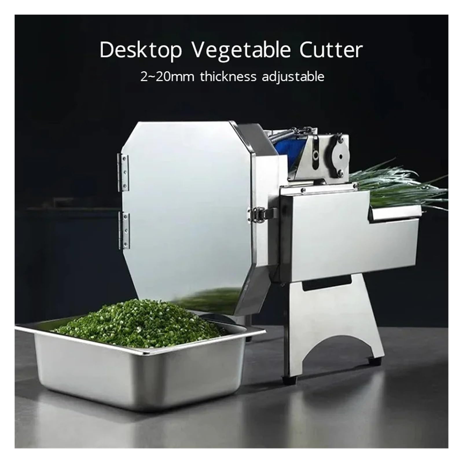 Affettatrice Elettrica For Frutta, Patate, Commerciale Multifunzionale For Scalogno Segmentazione Efficiente