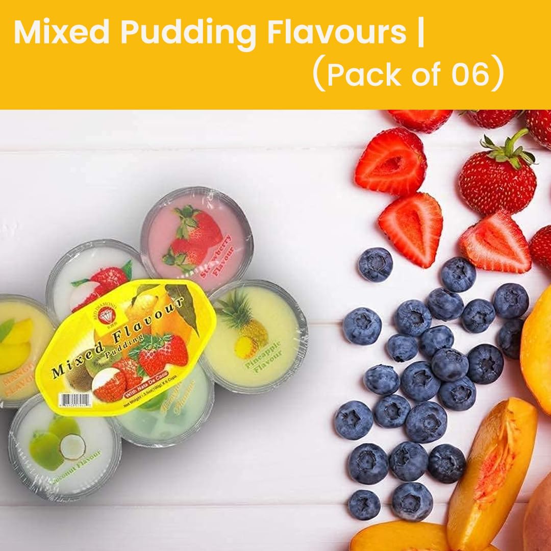 Amazon.com : Fruit Pudding - Assorted Popping Cups - Mixed Pudding
