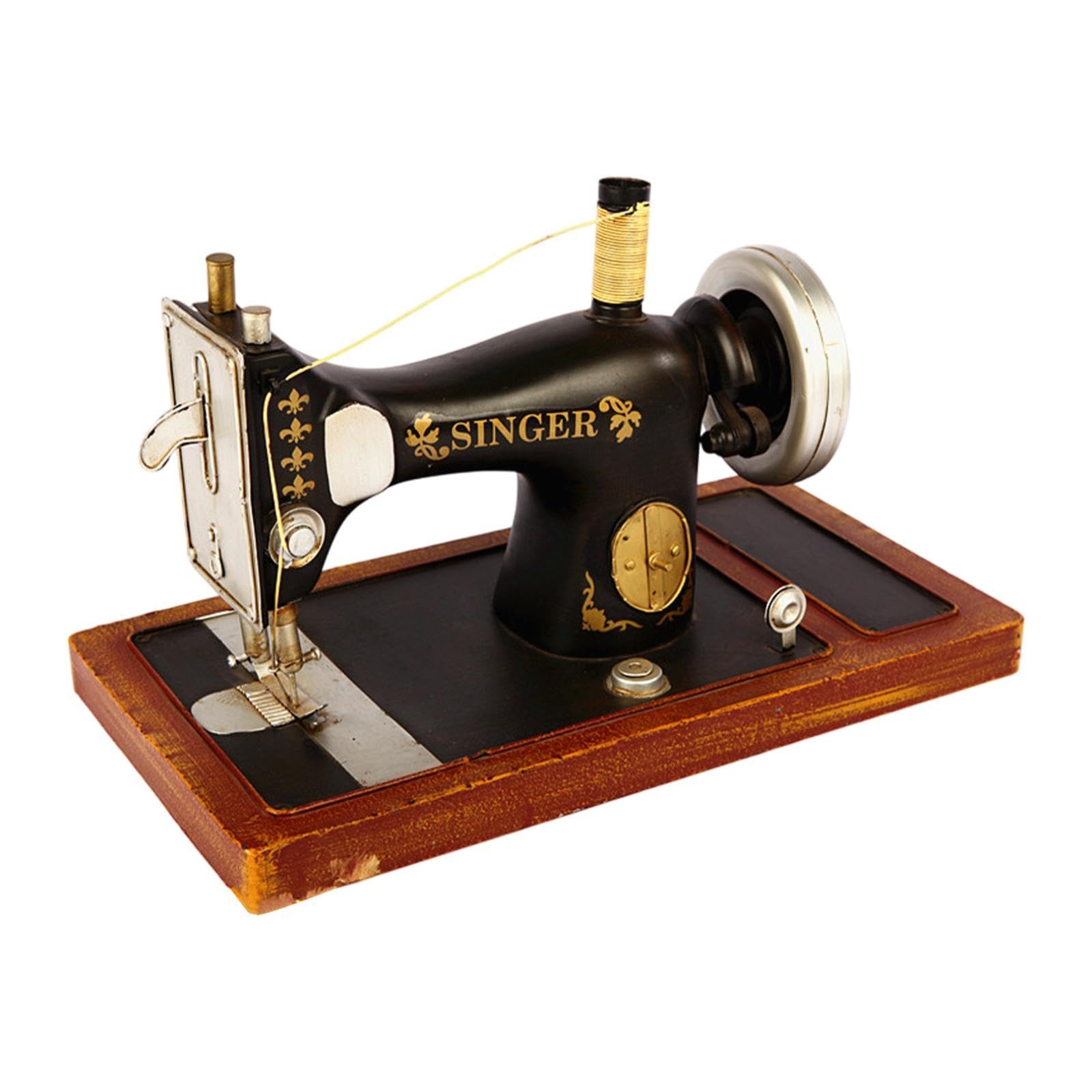 Figurine machine à coudre cadeau idéal pour couturière et vitrine