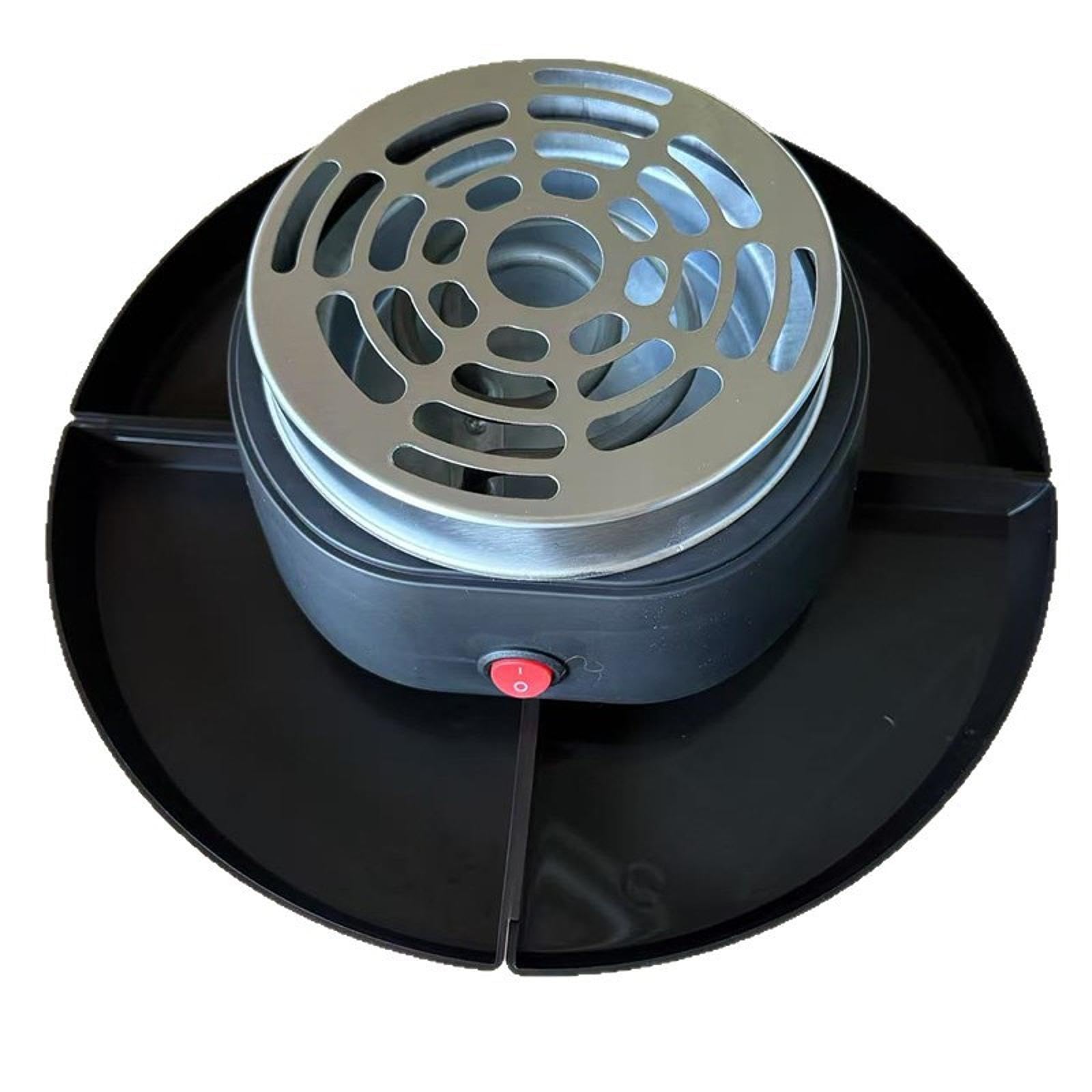 Máquina Eléctrica para Hacer S'mores Como Estación de Postres Y Juego de Fondue Asador con Olla para Fondue de Queso para Juegos Seg, Negro, tal como se describe