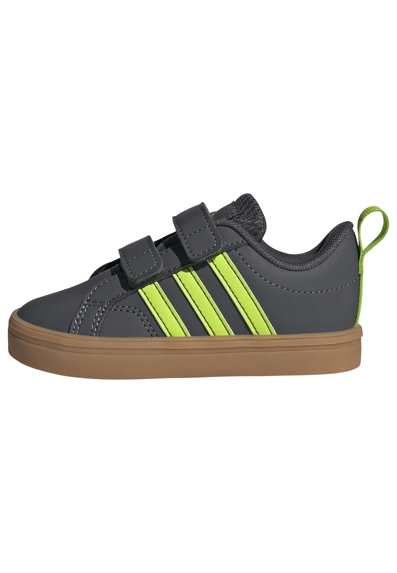 adidas Unisex Baby VS PACE 2.0 Shoes Infants Tennis, Grey six/Solar slime/GUM10, 7 UK Child