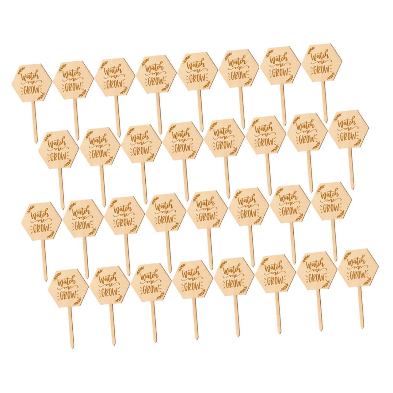 ibasenice 5 Ensembles Étiquettes En Bois Pour Plantes Étiquettes Pour Semis Jardinage Marqueurs Pour Plantes De Jardin Étiquettes Pour Plantes Succulentes Étiquettes De 40 pièces * 5