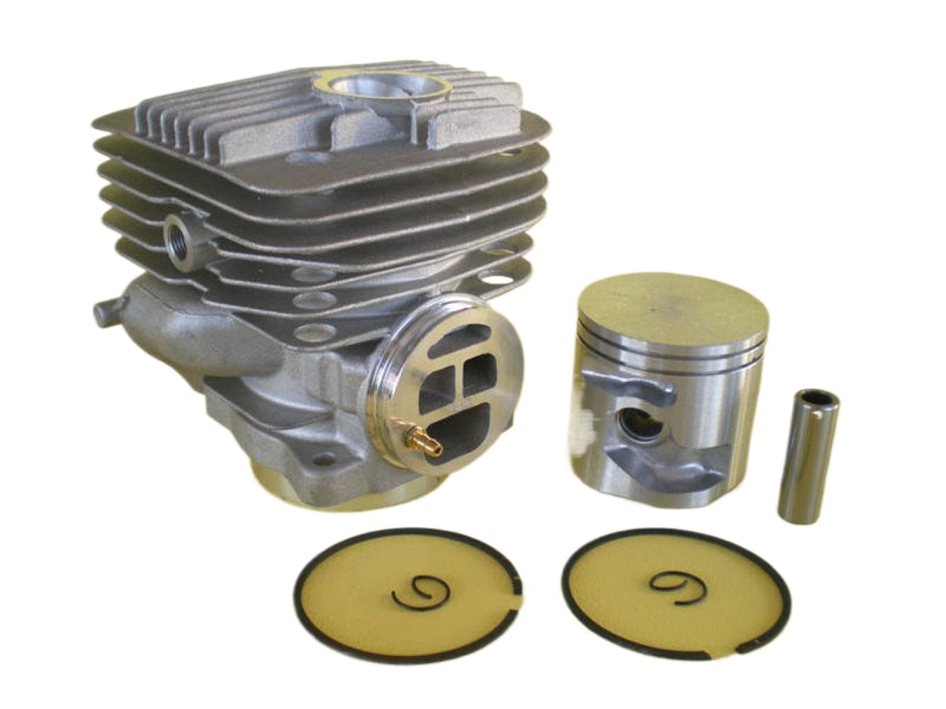 Cylinder Piston Ring Set Pin Clips Assembly 56mm Compatible with HUS K960 K970 Concrete Cut Off Saw