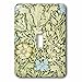 3dRose lsp_243620_1 Image of William Morris Green And Blue Floral Pattern Toggle Switch