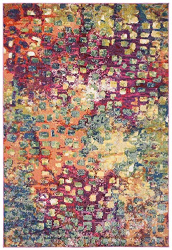 Tapete decorativo SAFAVIEH 2' x 4' Fucsia Oro
