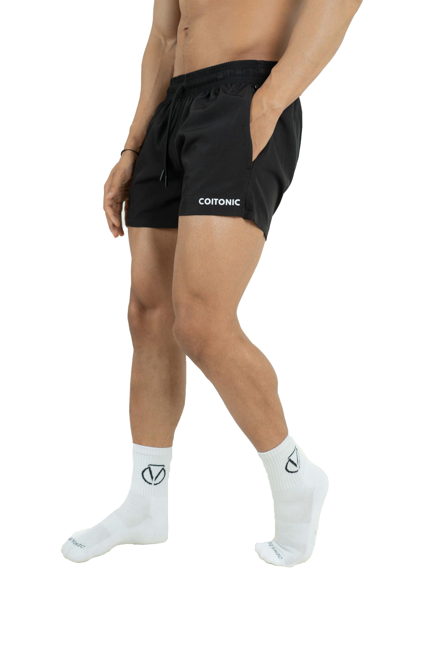 coitonic Flex Shorts for Men – Lightweight & Breathable Sports Shorts | Quick Dry, Above-The-Knee Athletic Shorts for Running, Gym, Training-picture-35