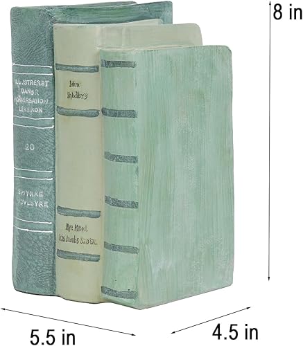 Miniatura 10 de Libros decorativos para decoración del hogar  Juego de decoración de libros falsos clásicos retro de resina, regalo para hombres, mesa de café,