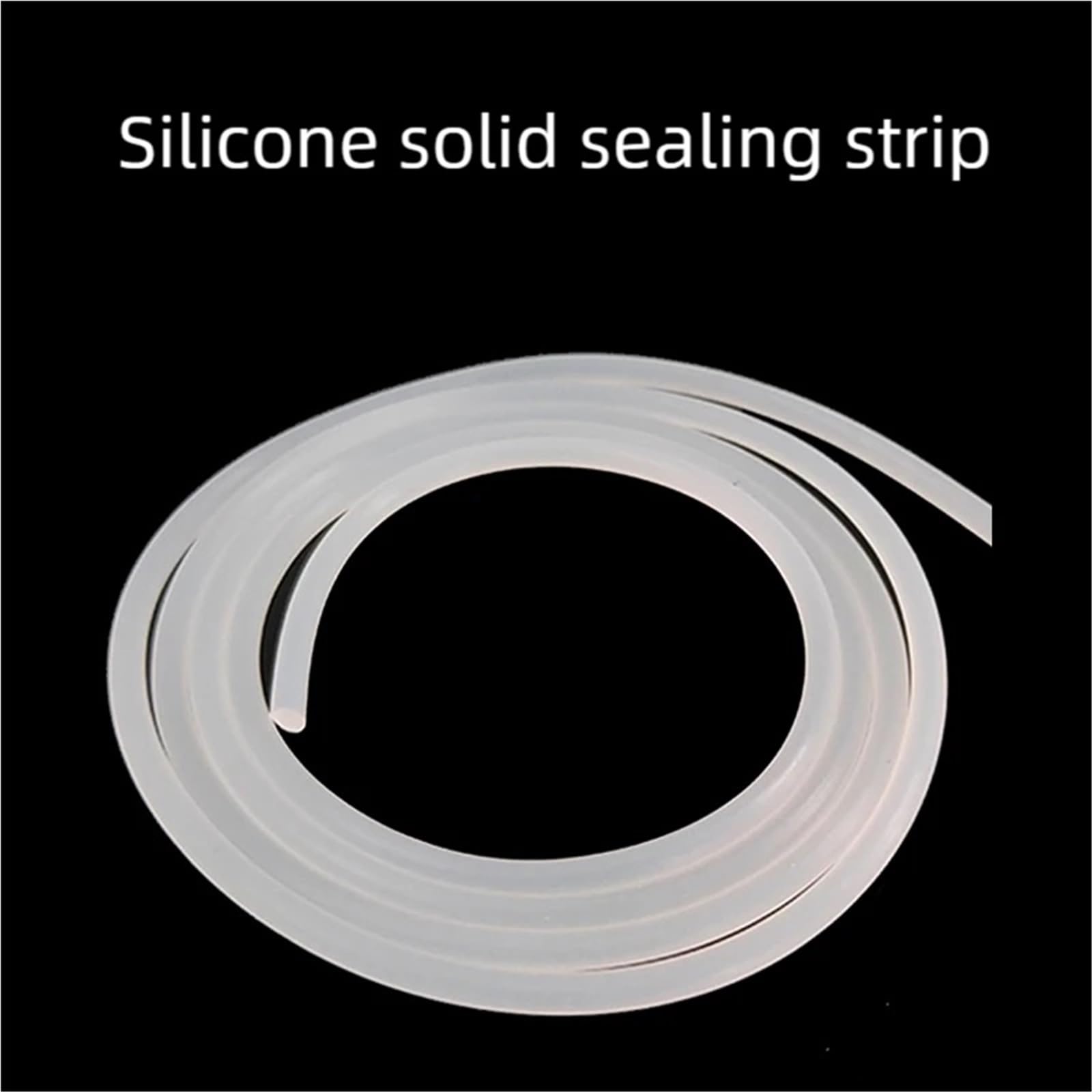 Striscia di tenuta solida ignifuga a forma O in silicone