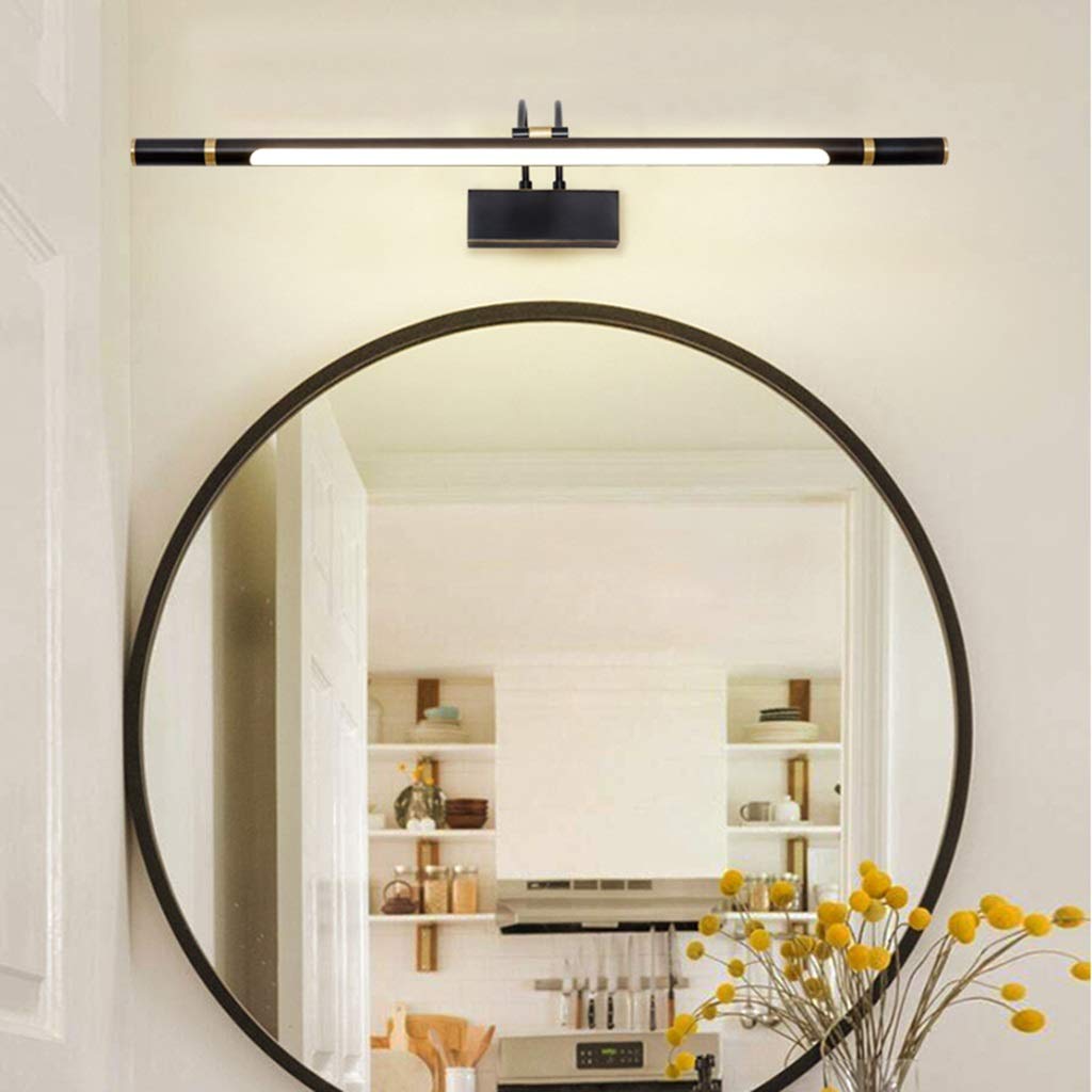 Spiegel Scheinwerfer Einfaches Wasserdicht Verfassungs-Spiegel Kosmetiktisch Badezimmer Modernes Acryl-Spiegel-Kabinett-Licht Einfache Wandleuchten/72Cm-15W