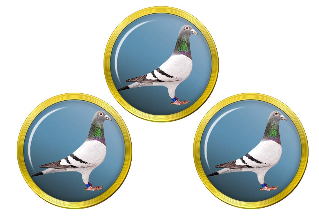 Giftshop UK Racing Pigeon Golf Ball Markers