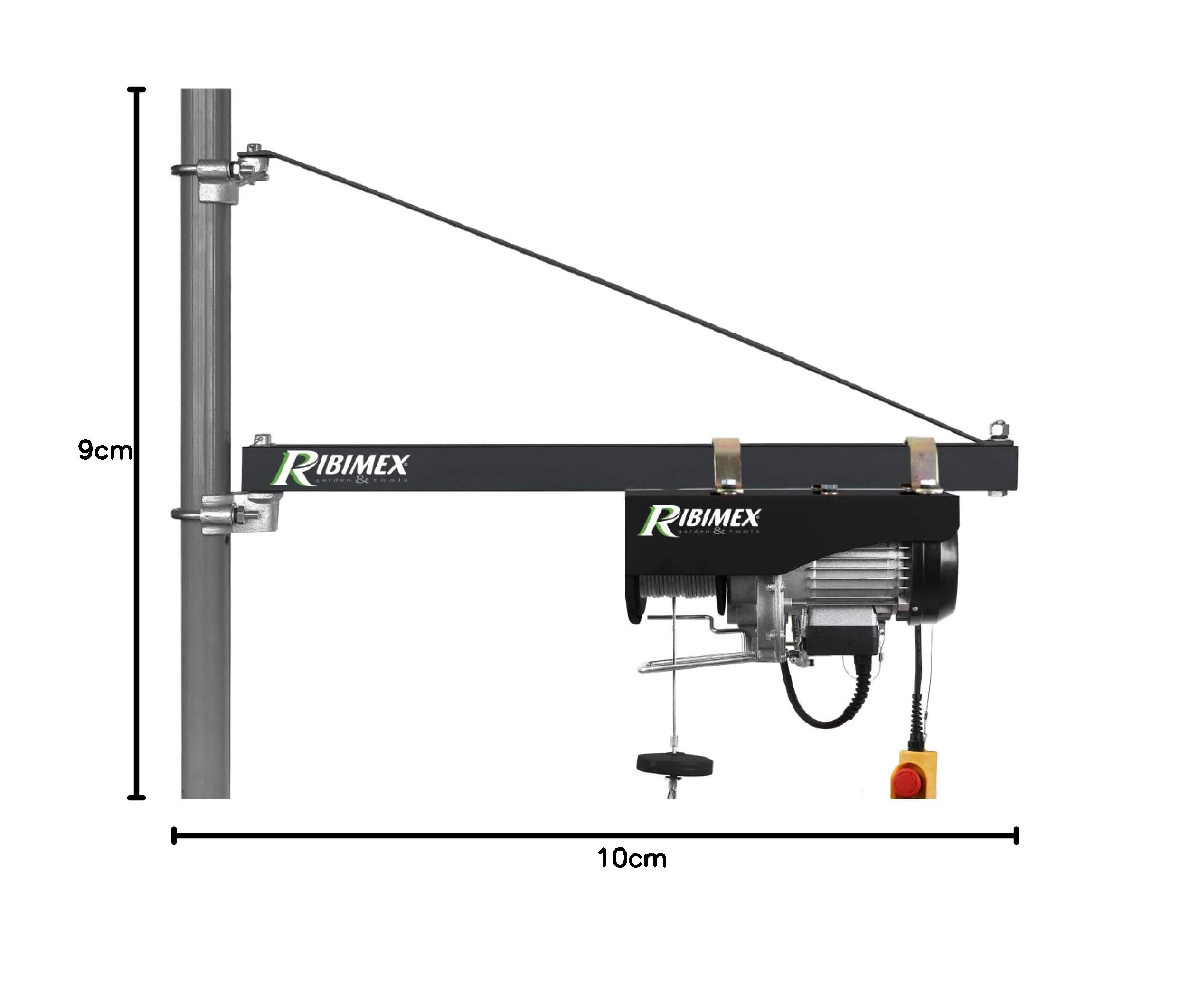 Ribimex PP75/500 Support drapeau pour paranche 0,75 m 500 kg