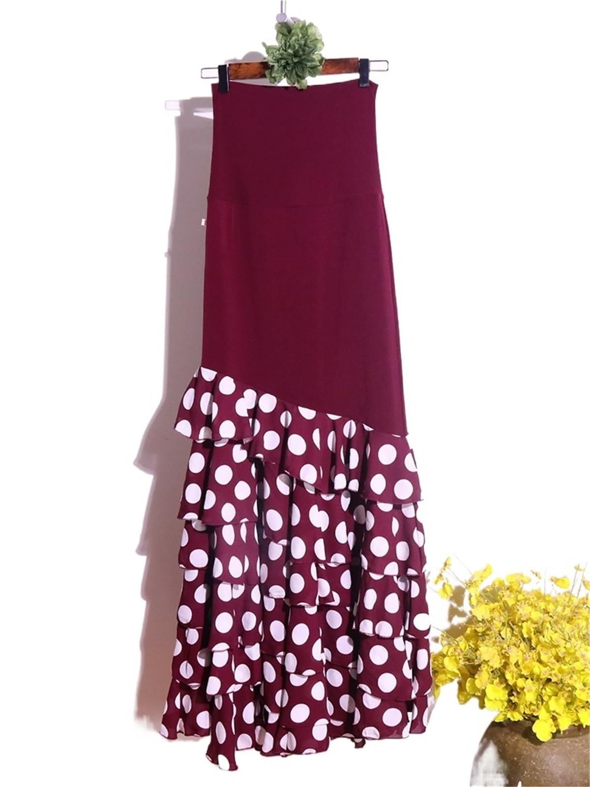 Falda de Baile Flamenca for Mujer, Traje actuación