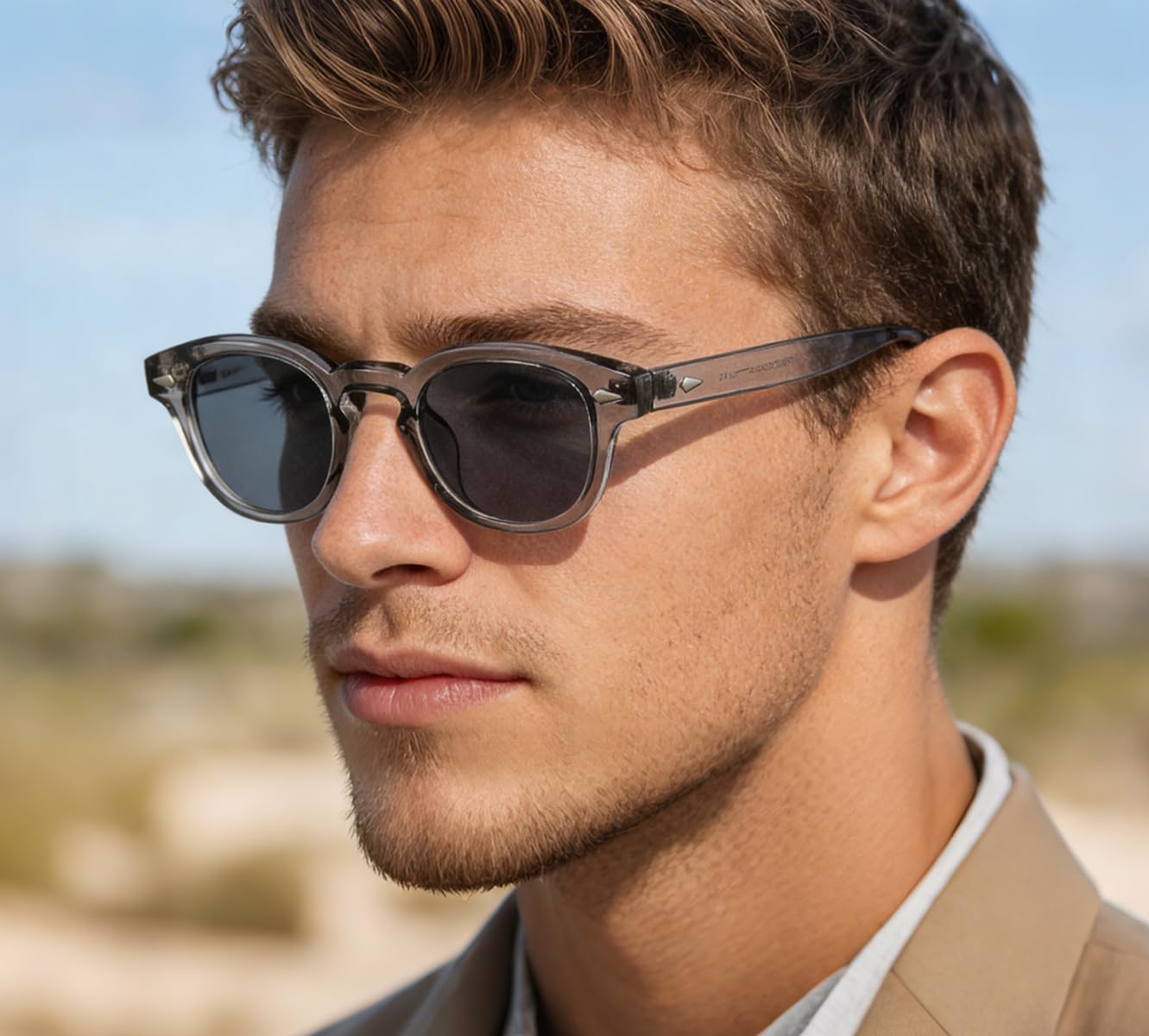 Gtand Unisex Vintage Retro Round Style Tinted Sunglasses For Men Women Fashion Circle Sun Glasses 46mm - Image 2