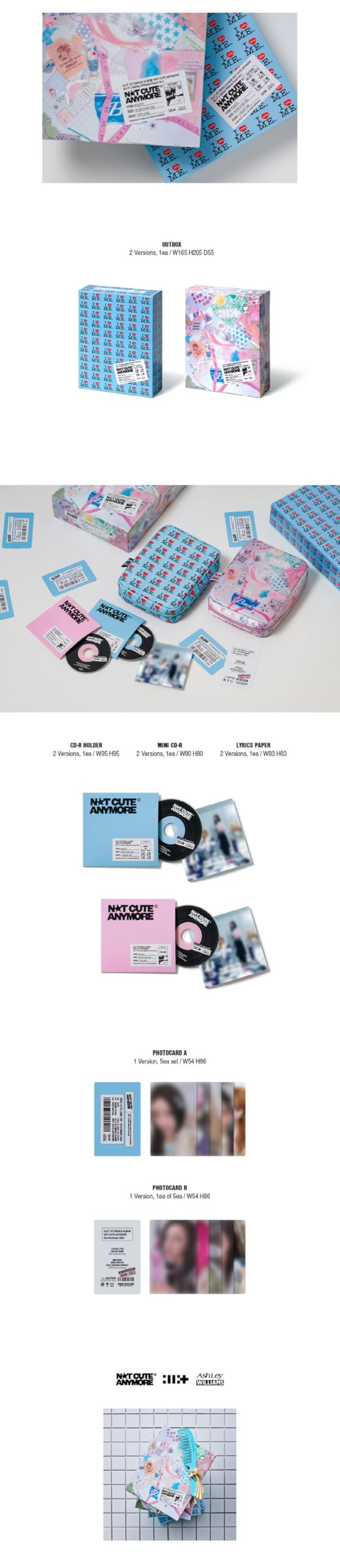 Amazon.com: ILLIT NOT CUTE ANYMORE 1st Single Album with Tracking
