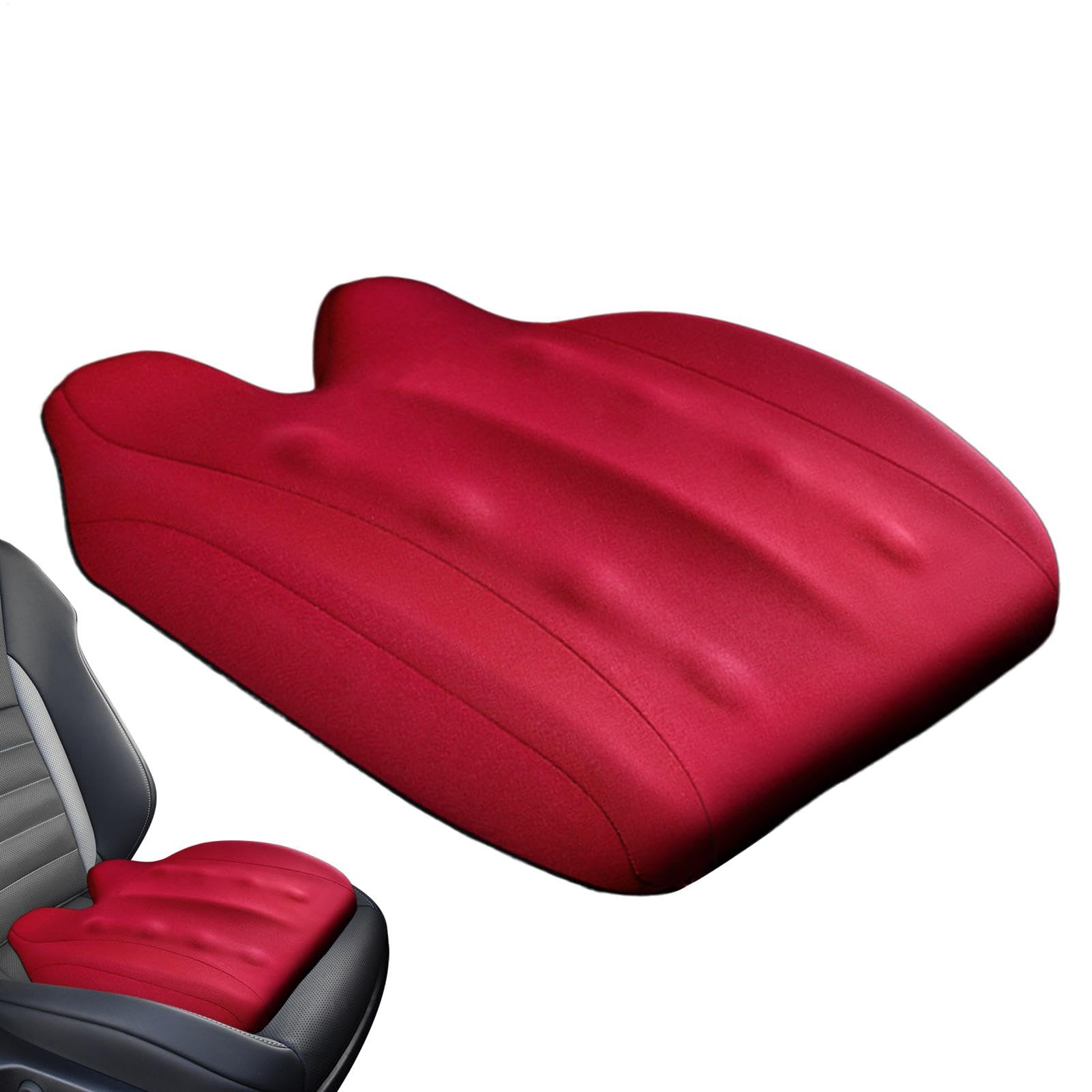 Coussin rehausseur de siège pour voiture en gel alvéolaire respirant