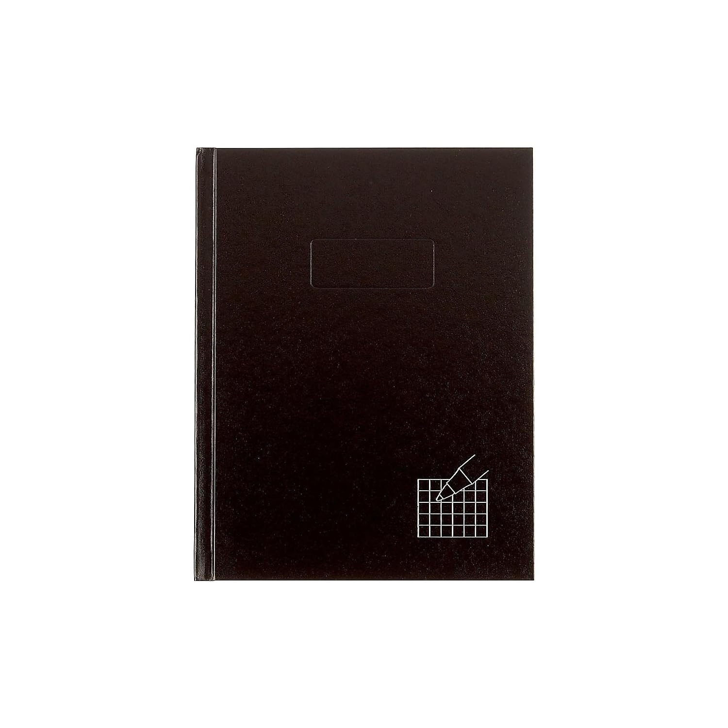 Rediform Executive and Journals 1-Subject Professional Notebooks, 7.25-inch x 9.25-inch, Quad, 96 Sheets, Black (A9Q)