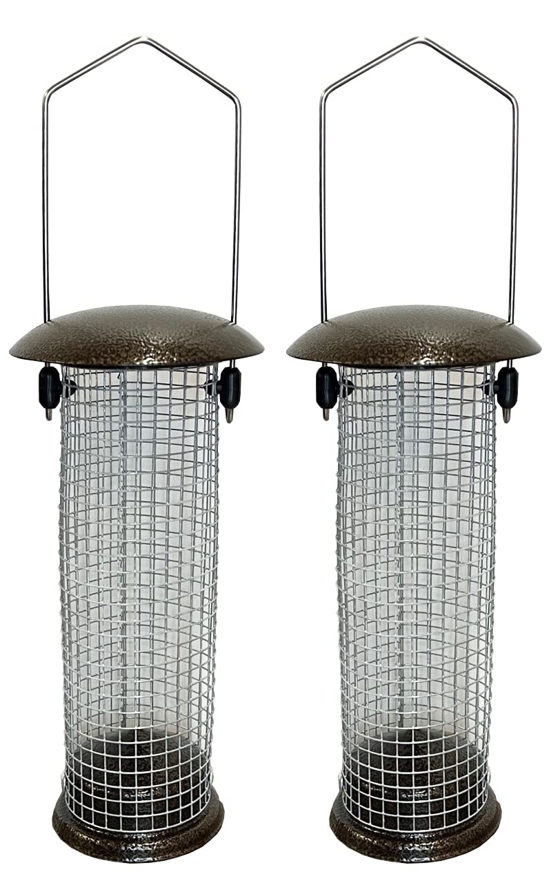 Selections Hanging Nut Peanut Wild Bird Feeders - Pack of 2