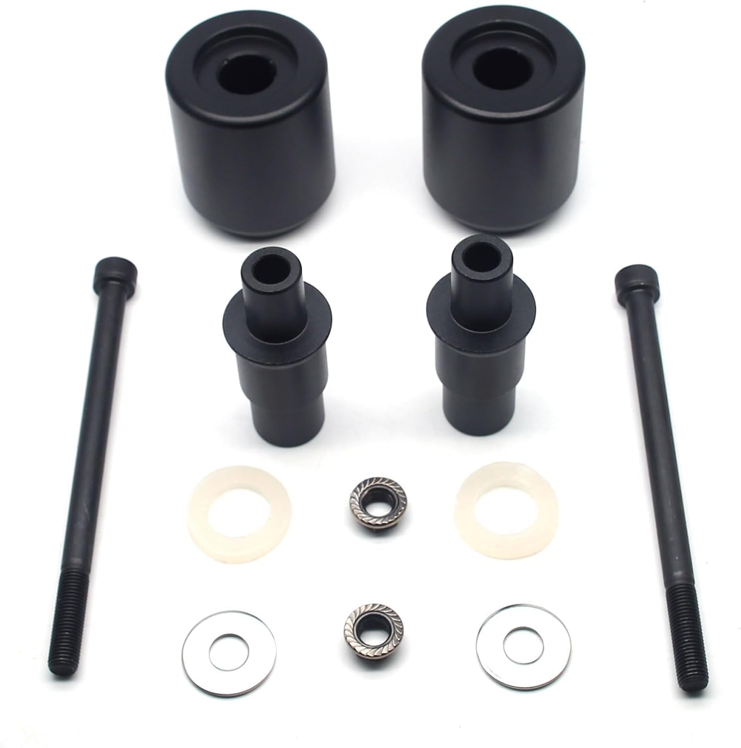 MZS Motorcycle Frame Sliders Compatible with Rebel 500 CMX CMX500 2017-2025, Falling Anti Crash Protector Guards No Cut Kits CNC Aluminum Black