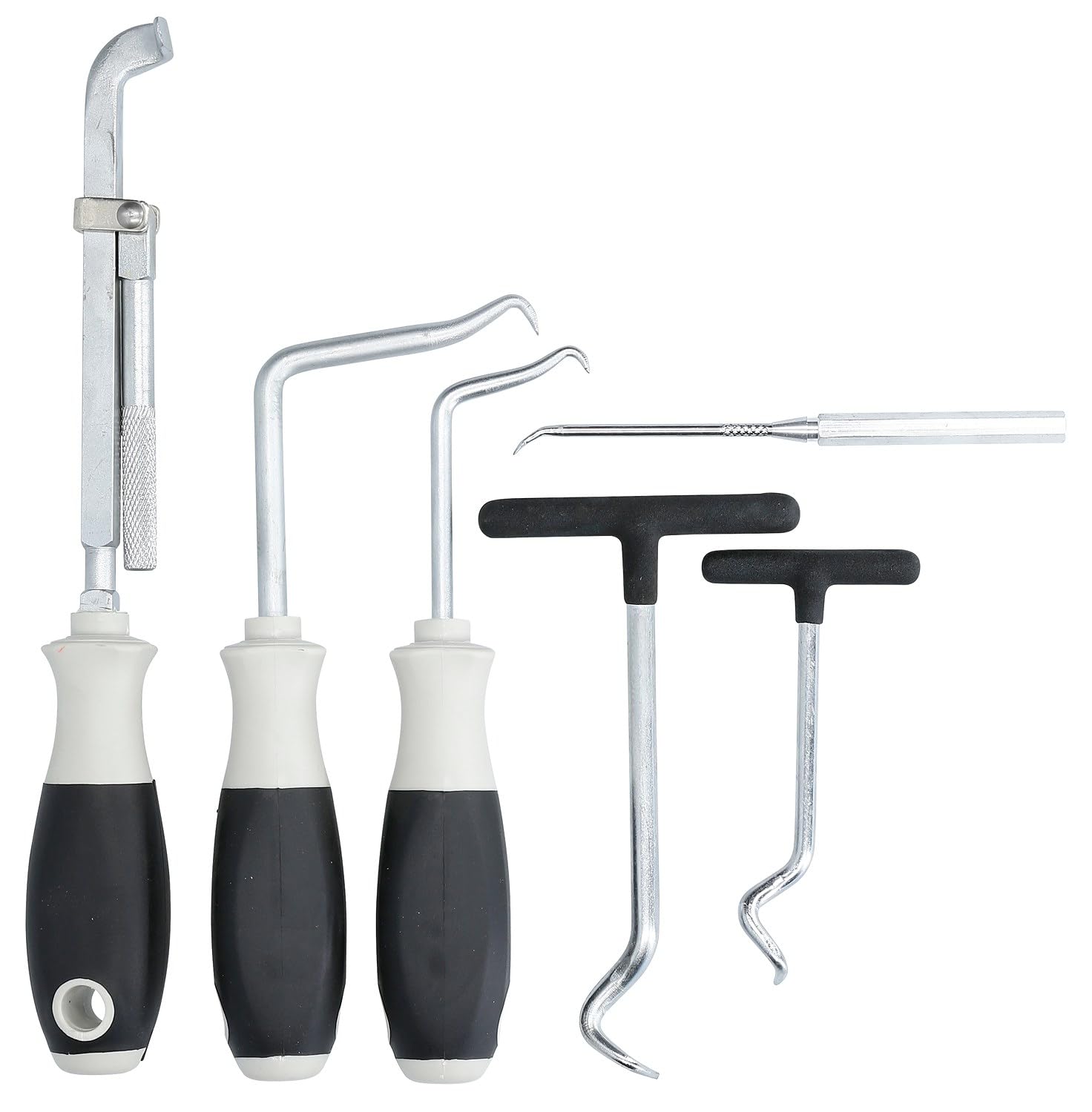BRILLIANT TOOLS BT542060 Zestaw narzędzi hakowych, 7-szt [Powered by KS TOOLS]