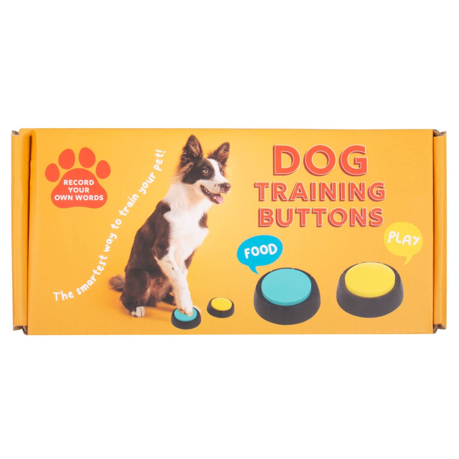 Fizz Creations Dog Training Buttons. Record your own words for your pet to activate on demand. Battery Powered, Includes 2 Buttons.