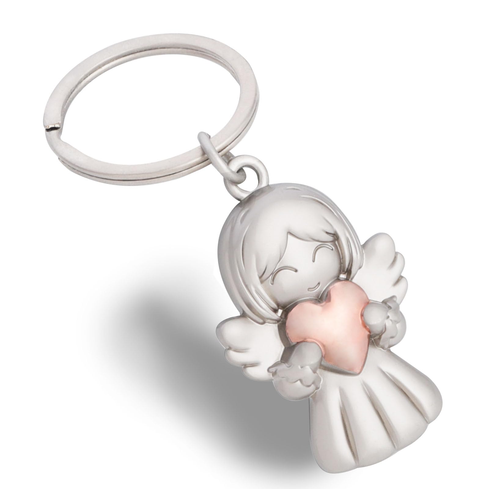 Angel Keychain,Cute Guardian Angel Accessories,Personalized Small Gifts for Women Perfect Remembrance