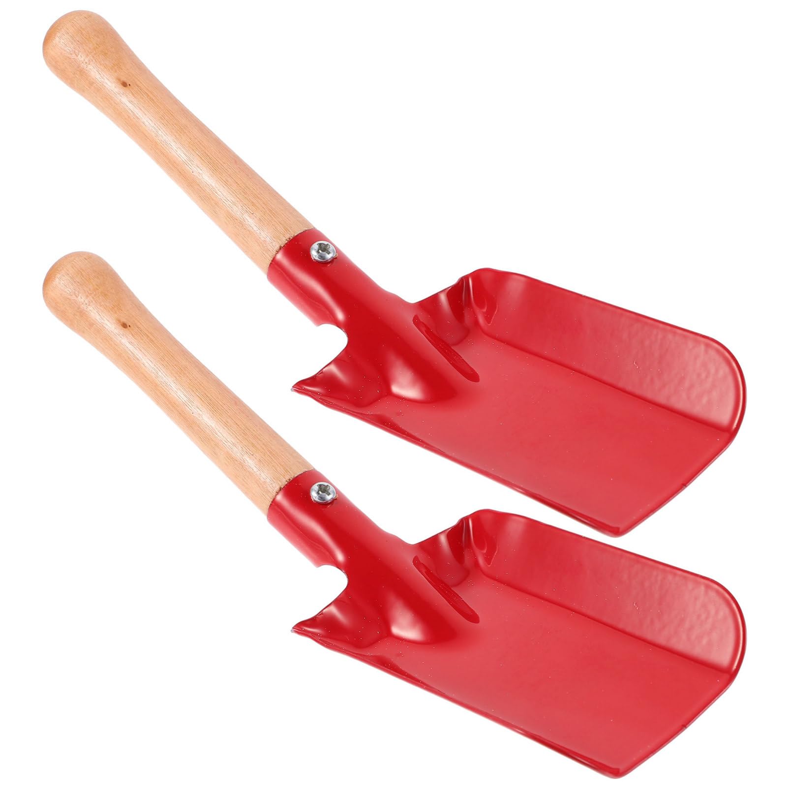 ibasenice Pala De Trasplante De Hierro para Jardinería Herramienta De Mano para Y Aflojar Tierra para Plantar Flores Y Plantas Jardín Patio Y Huertos 2 Piezas X 5