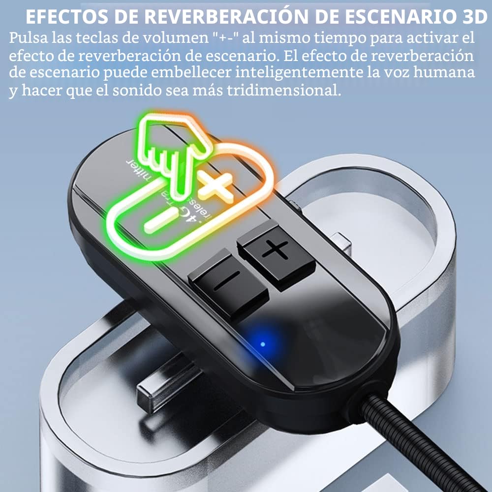 VOVIGGOL Micrófono Inalámbrico Diadema, 2.4G Micrófono de Diadema Inalámbrico 2 en 1, Alcance 50M, Micrófono de Cabeza para Guía Turístico, Amplificador de Voz, Sistema PA, Enseñanza, Fitnes
