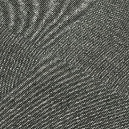 Image of Mohawk Basics 24 inch x 24 inch Berber (Loop pile), 0.09 inch Pile Height, Carpet Tile, PET Fiber, Grey Color, (24 Tiles), (96 sqft /carton)