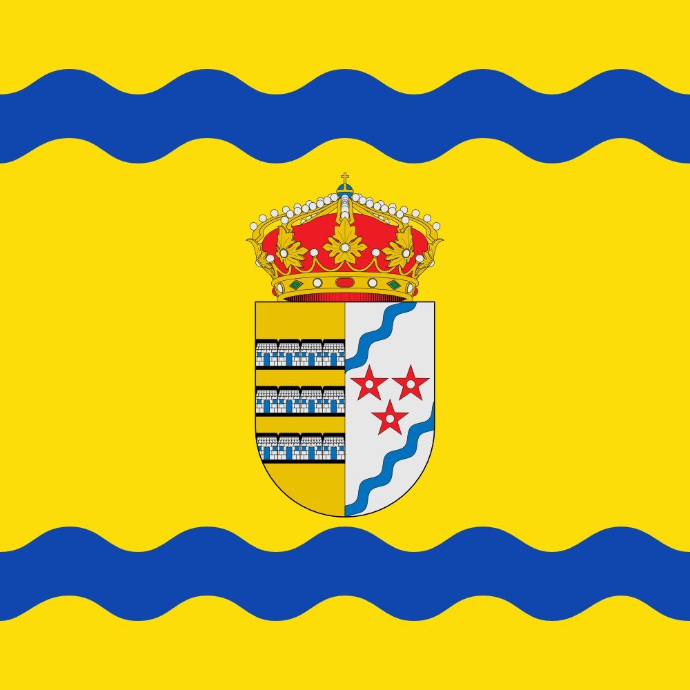Drapeau Villanueva de Argaño résistant aux UV pour municipalité