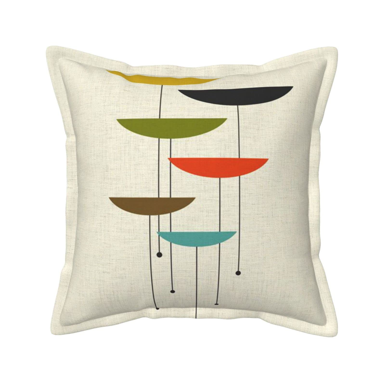 Housse de coussin en cuir moderne 45,7 cm pour relooker facilement un canapé ou lit fatigué