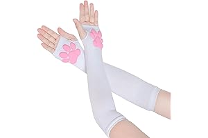 Adorable Cat Kawaii Mittens: Your Purr-fectly Pink Cosplay Accessory