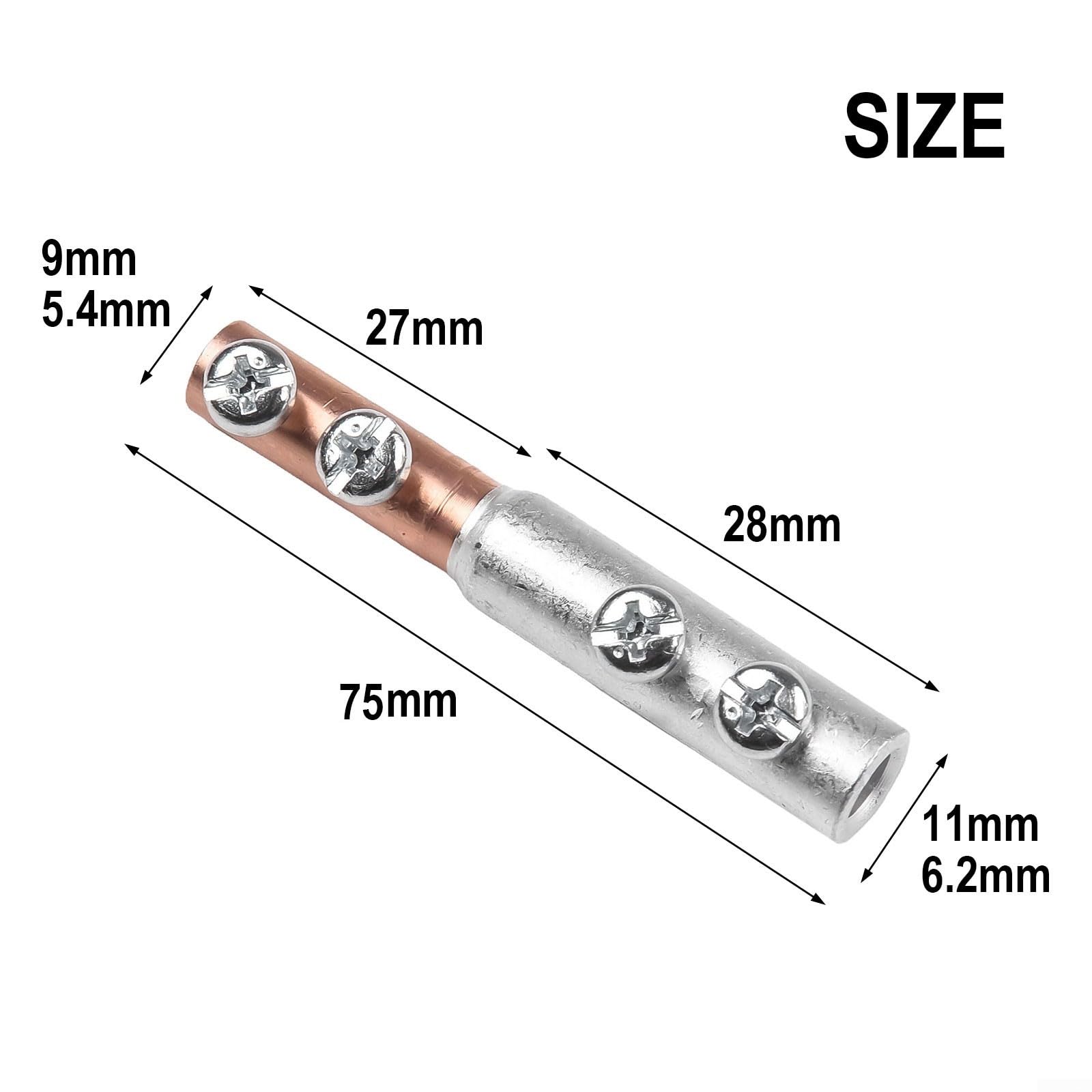 Besttoolifes Connettore per cavo giunto di transizione rame-alluminio Gtl-16 Gtl-50 con forte conducibilità più resistenza per installazione rapida in sistemi di morsettiera adatto per (GTL-16)