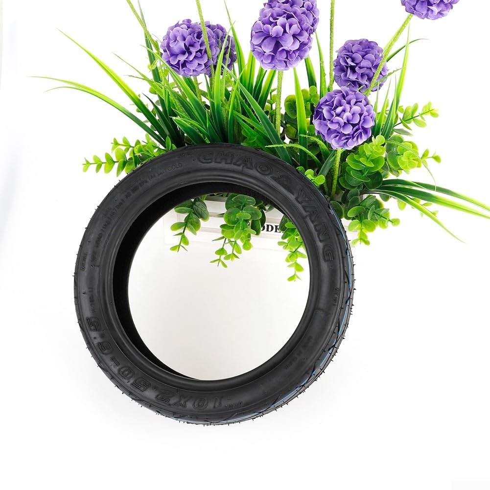 ZYWUOY Pneumatico per scooter elettrico, 25,4 cm, in gomma nera, 10 x 2,50 – 6,5 – 6,5, adatto per 60/70 – 6,5 per Max G30