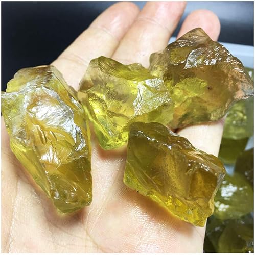 Wixine 3.53 oz Hermosos especímenes de cristal mineral áspero de topacio natural de Brasil, Piedra, Topacio