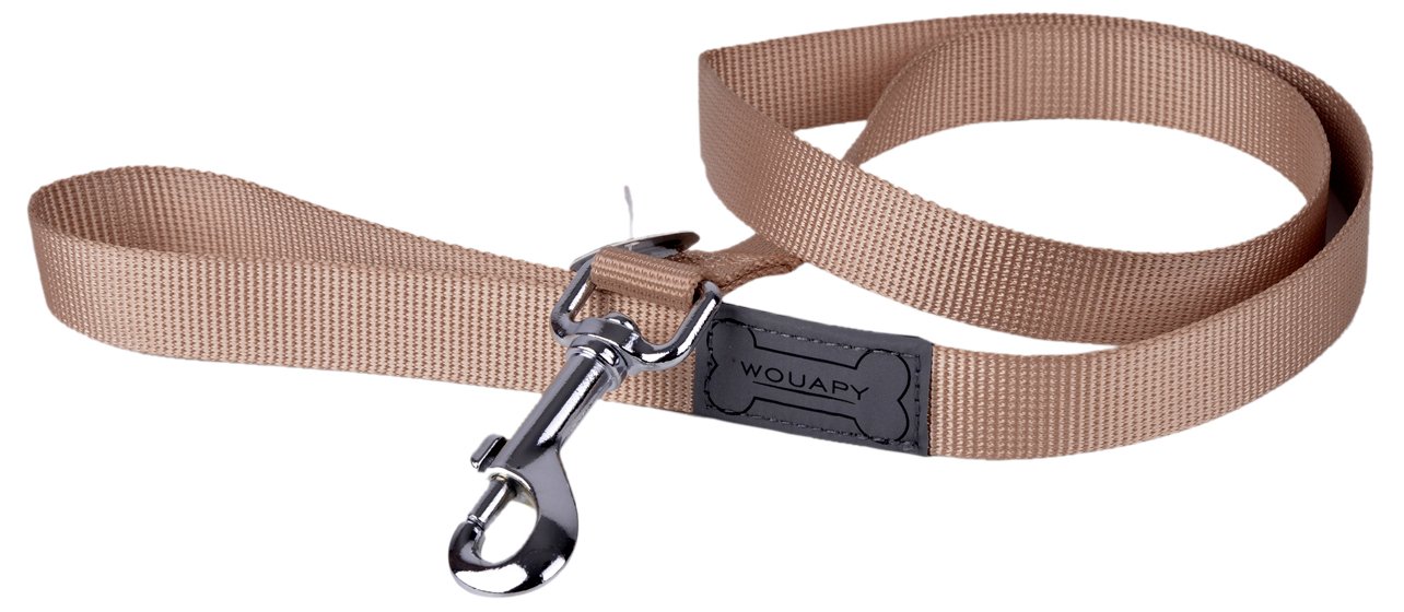 Wouapy Basic Line Lead for Dog 25 mm/1 m, Beige