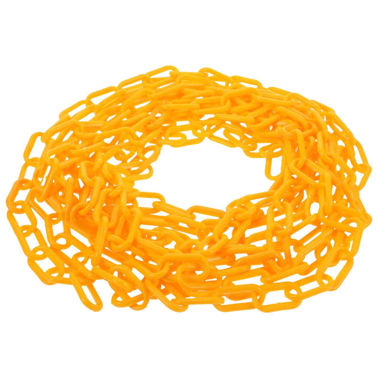 iplusmile Plastic Chain Links 6m Safety Barrier Caution Security Chain for Crowd Control, Queue Line, Parking, Fence, Gate, Concert, Construction Site, Random Color