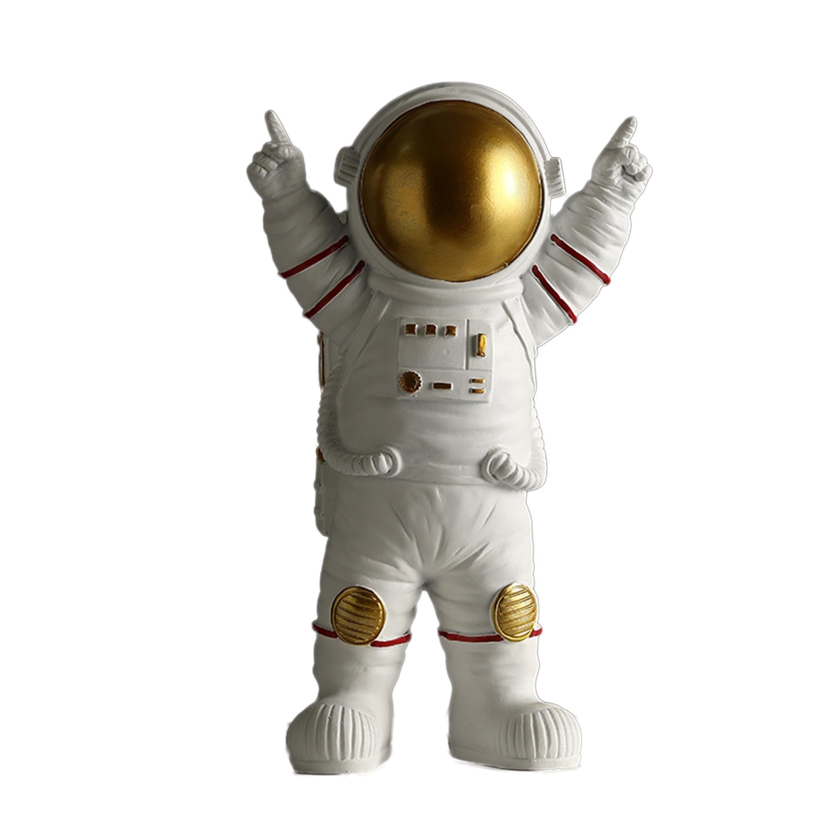 Estatuas Astronauta Arte Escultura Moderna Decoración Figura Astronauta Estatua Sala Estar Arte Artes Regalo poliresina, Dormitorio, Decoración temática Astronauta, Adorno (Gold,A)