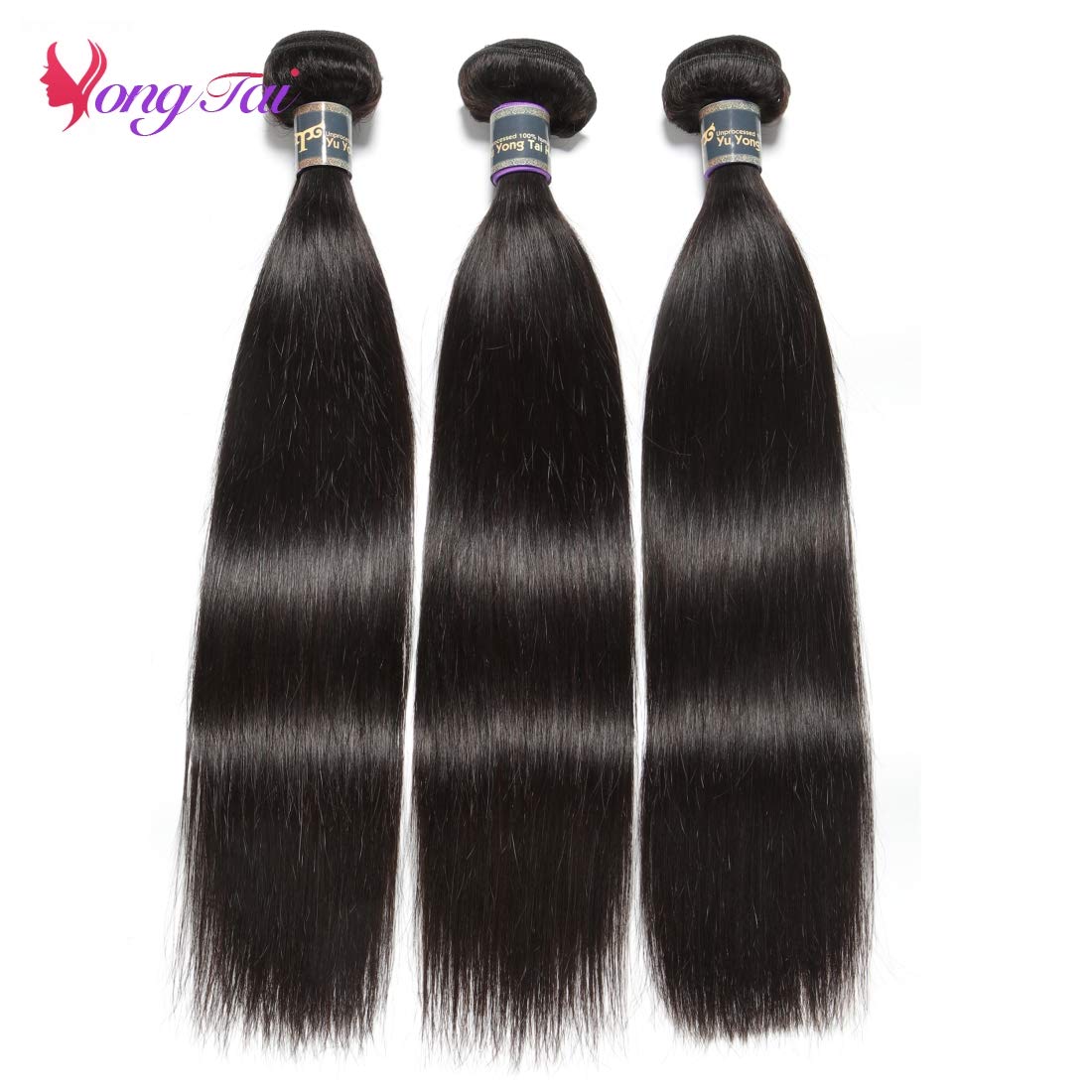 Amazon.com : Malaysian Straight Hair 3 Bundles with Frontal 