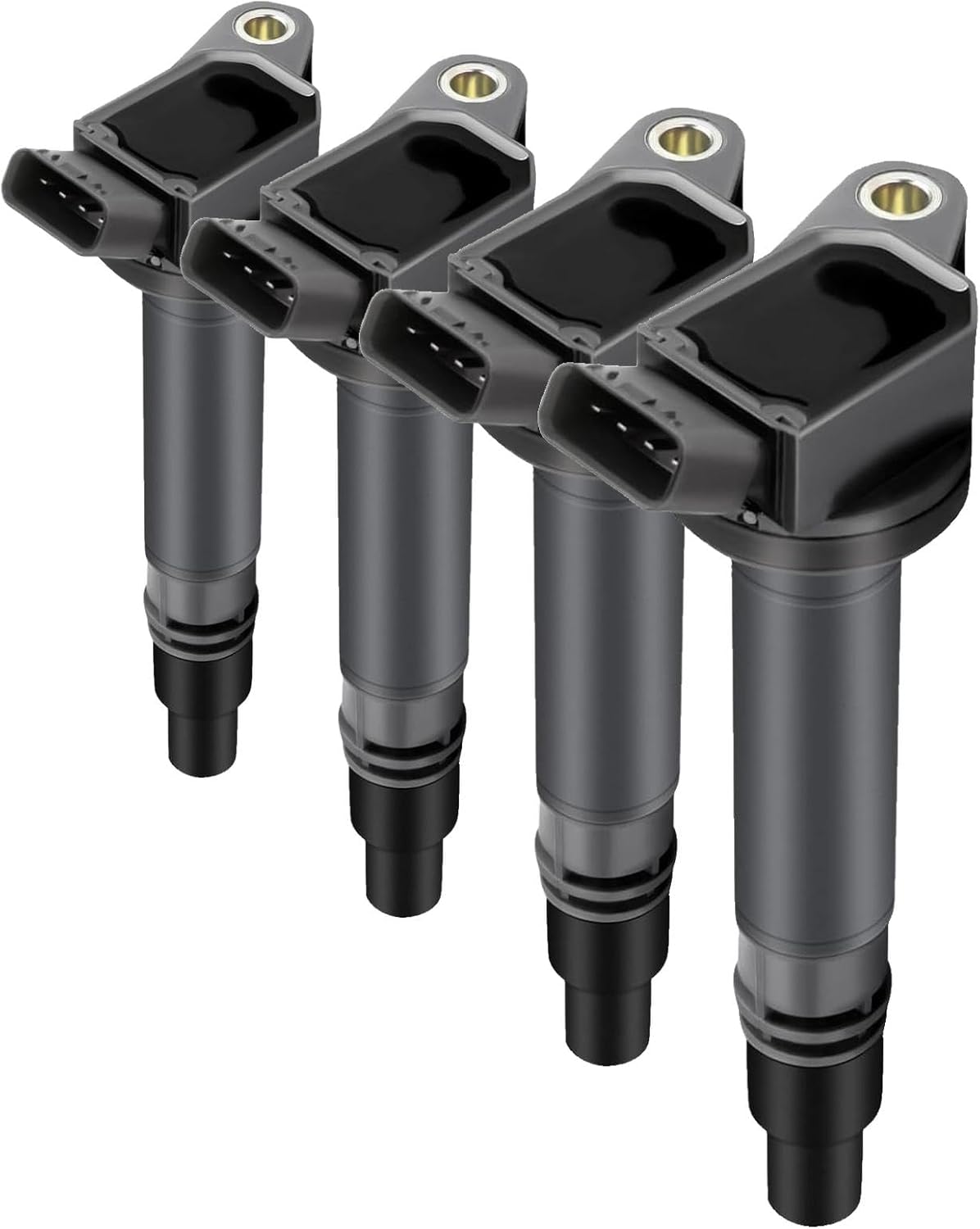 SCITOO Ignition Coil Coils Pack fits for Toyota Tundra 5.7L 2007-2016 for Tundra 4.6L 2010-2016 for Sequoia 5.7L 2008-2016 for ES300h 2.5L 2013-2016 UF507 C1596 5C1653 1 PCS (Pack of 4)