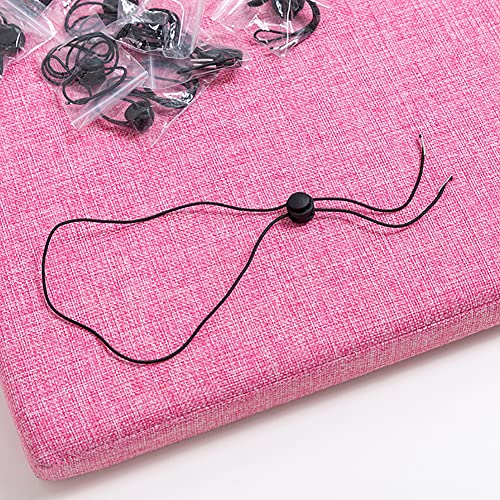 ccHuDE 5 peças flexível removível alça de cordão de queixo para chapéu à prova de vento clipes de al